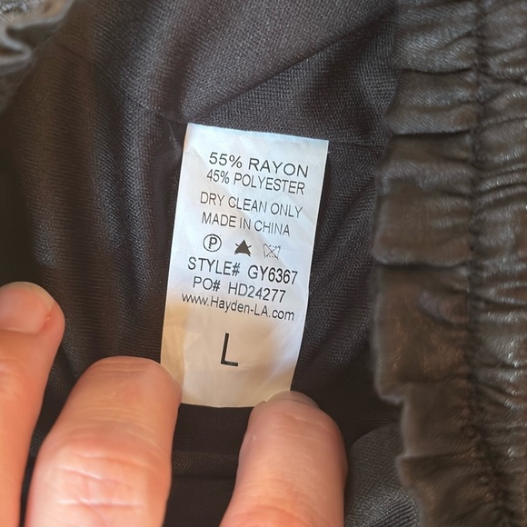 Hayden Girls Shimmery Ruffle Tiered Smocked Waist Skirt Skort Black Size Large - Picture 6 of 9